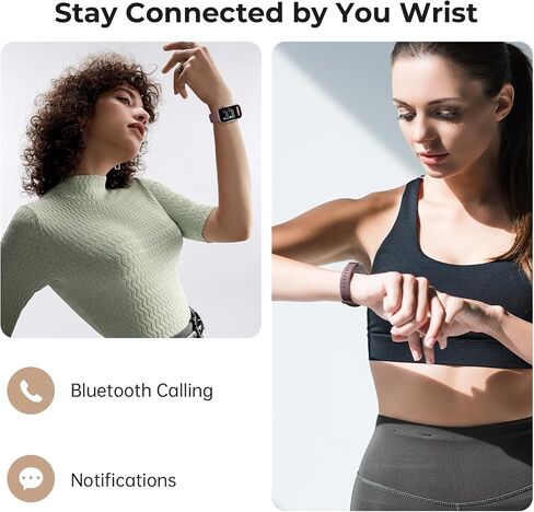 Fitness Tracker for Men Women, 24/7 Heart Rate, SpO2 and Sleep Monitor Health Watch, Calorie Step Counter Fitness Watch IP68 Waterproof Smart Watch for Android and iOS, Smoke Violet in Saudi Arabia
