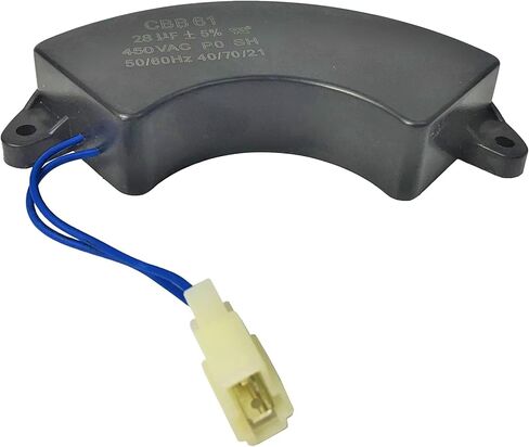 Half-Moon CBB61 28uF 28μf 450VAC 50/60 Hz 5-7KW Generator Capacitor with Plug UL in Saudi Arabia