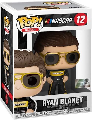 Pop Sports Ryan Blaney #12 Action Figure (مجمعة مع حامي Ecotek Pop Box لحماية مربع العرض) in Kuwait