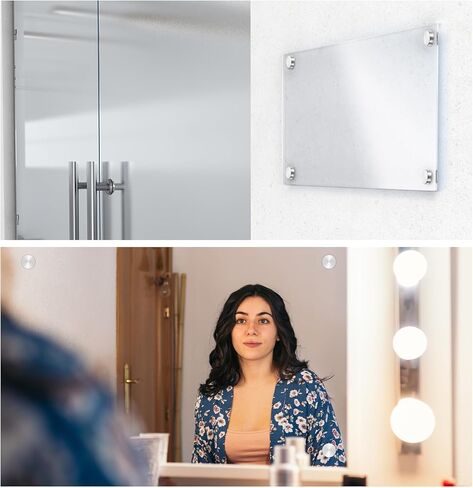 UXCELL 24PCS المسمار يغطي أغطية ، 12 مم ضياء من الفولاذ المقاوم للصدأ مرآة البراغي الزخرفية أغطية الأظافر محدب الحشية مرآة مرآة السحابات لتوقيع البناء أجهزة الإعلان ، والفضة in Kuwait