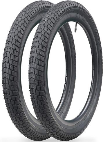 WEEROCK 20 بوصة Kid Bike Tyre Girls Boy Bicycle Tyres 2 Pack Pack Colorful Tyres مع إطارات بديلة للأنابيب الداخلية للركوب 20 "Kid Child Bike Bmx Mtb ، متعدد الألوان in Kuwait