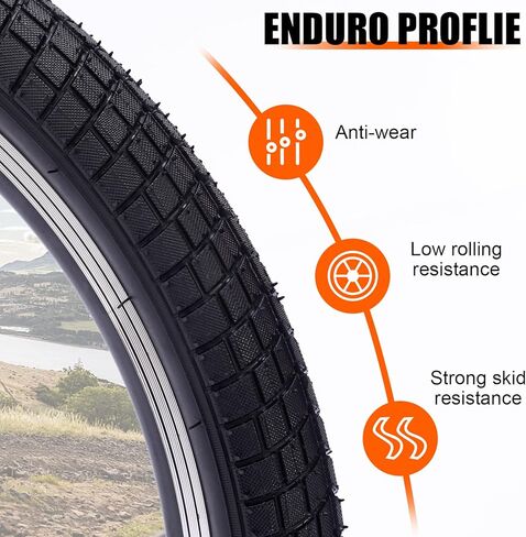 WEEROCK 20 بوصة Kid Bike Tyre Girls Boy Bicycle Tyres 2 Pack Pack Colorful Tyres مع إطارات بديلة للأنابيب الداخلية للركوب 20 "Kid Child Bike Bmx Mtb ، متعدد الألوان in Kuwait