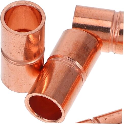 ABOOFAN 5Pcs Copper Straight Coupling Welding Joint for Hvac Plumbing Id Quick Installation Reliable for Air Conditioning Refrigeration Systems in Saudi Arabia