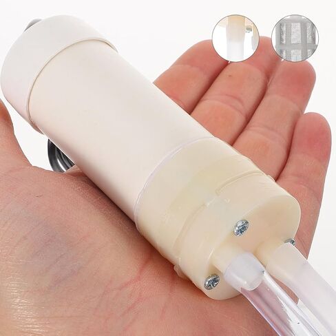 Artibetter Portable Mini Sump Pump مع طاقة USB ، ومرشح الفولاذ المقاوم للصدأ ، وخرطوم 1M لإزالة المياه الفعالة في الباحات والشرفات in Saudi Arabia
