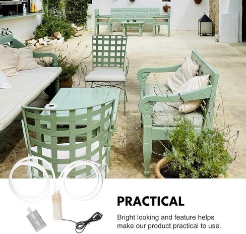 Artibetter Portable Mini Sump Pump مع طاقة USB ، ومرشح الفولاذ المقاوم للصدأ ، وخرطوم 1M لإزالة المياه الفعالة في الباحات والشرفات in Saudi Arabia