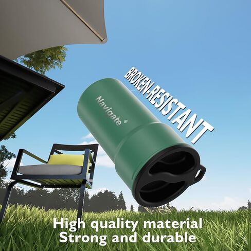 Navigate Stainless Steel Cups 13oz, Stackable Metal Beer Pint Cup Drinking Cups, Stainless Steel Portable Tumbler, Party, Camping, Outdoor Indoor, Green(4 Pack) in Saudi Arabia