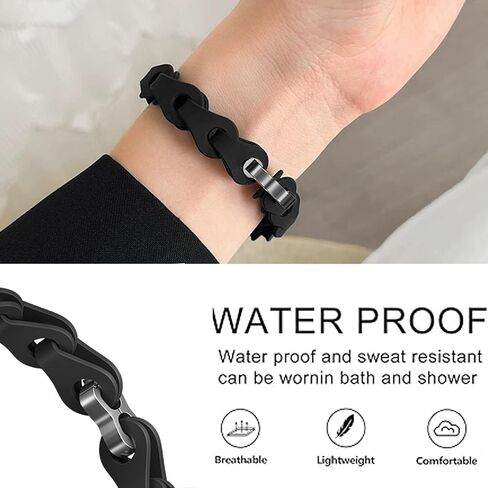 Compatible with WHOOP PEAK Bands with Case bands, Elastic Silicone Hollowed Out Replacement Straps Compatible with WHOOP 5.0 PEAK, LIFE MG, One, 4.0, 3.0 in Saudi Arabia