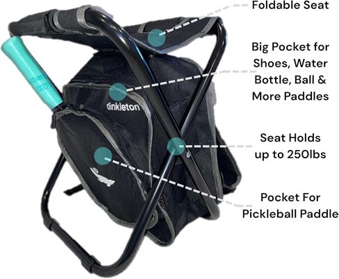 2 في 1 كيس للمخلل وكرسي قابل للطي ، حقيبة قابلة للتعديل مع كرسي قابل للطي ، جيب مجداف ، مقصورة للأحذية ، زجاجات المياه والمجاذيف الإضافية in Kuwait