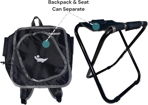 2 في 1 كيس للمخلل وكرسي قابل للطي ، حقيبة قابلة للتعديل مع كرسي قابل للطي ، جيب مجداف ، مقصورة للأحذية ، زجاجات المياه والمجاذيف الإضافية in Kuwait