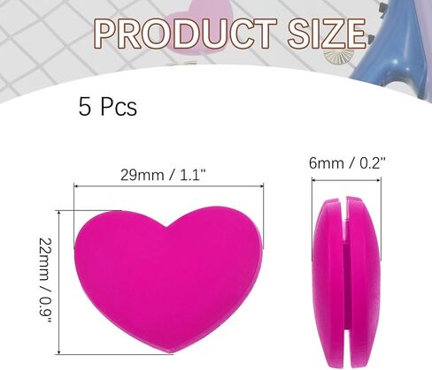 Tennis Racket Vibration Dampener Soft Silicone Racket Shock Absorber for Tennis Racquet String - Heart Shaped in Saudi Arabia