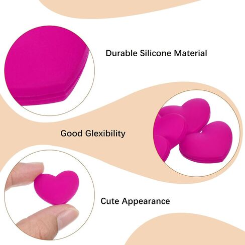 Tennis Racket Vibration Dampener Soft Silicone Racket Shock Absorber for Tennis Racquet String - Heart Shaped in Saudi Arabia