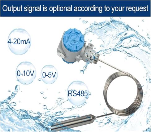 QDY60B Rs485 Output High Temperature Hydrostatic Diesel Fuel Tank Level Sensor Submersible Liquid Level Transmitter(1m Range Rs485) in Saudi Arabia