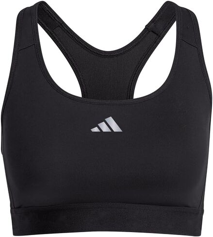 adidas Womens Power React Sports Bra Training Casual Casual Cooling - Black - Size S A-C in Saudi Arabia