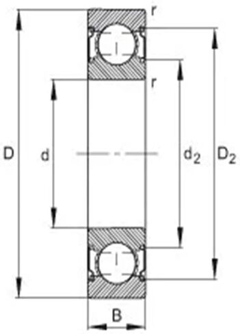 10pcs تحمل 6910 6910RS 61910 61910-2RS1 6910-2RS 50x72x12 محمية محمية لأخدود عميق محمية in Saudi Arabia