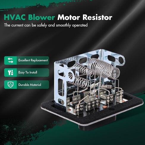 SCITOO HVAC Blower Motor Resistor Fit for 1995-2005 Chevrolet Blazer/1998-1999 Chevrolet C1500 C2500/1998-1999 GMC K2500 Suburban/1995-2004 Chevrolet S10/1996-2001 Oldsmobile Bravada OE#DR773, RU-344 in Saudi Arabia
