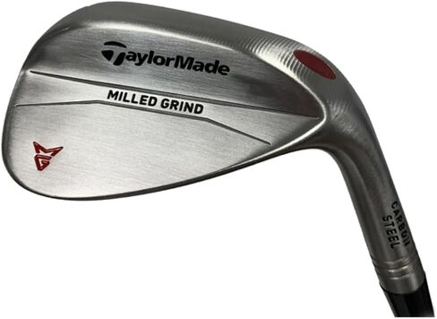 TaylorMade Milled Grind Raw Nickel Finish 56-12 Standard Bounce Wedge, Dynamic Gold Wedge Flex - RH in Saudi Arabia
