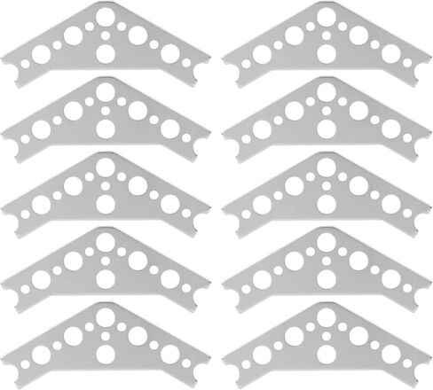 10 Pcs Gusset 120 Degrees 7005 Aluminum Robotic Connection Gusset for TETRIX Prime in Saudi Arabia