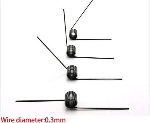 ربيع الالتواء الصغيرة على شكل V ، 10pcs V-spring ، 0.3 توتر قطره سلك صغير ربيع الالتواء ، ربيع دبوس الشعر ، 180/120/90/60 درجة ربيع التواء الالتواء ، (الحجم: 3 لفات 90 درجة ، النمط: 4.5mm_0. in Saudi Arabia
