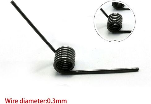 ربيع الالتواء الصغيرة على شكل V ، 10pcs V-spring ، 0.3 توتر قطره سلك صغير ربيع الالتواء ، ربيع دبوس الشعر ، 180/120/90/60 درجة ربيع التواء الالتواء ، (الحجم: 3 لفات 90 درجة ، النمط: 4.5mm_0. in Saudi Arabia