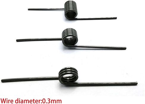 ربيع الالتواء الصغيرة على شكل V ، 10pcs V-spring ، 0.3 توتر قطره سلك صغير ربيع الالتواء ، ربيع دبوس الشعر ، 180/120/90/60 درجة ربيع التواء الالتواء ، (الحجم: 3 لفات 90 درجة ، النمط: 4.5mm_0. in Saudi Arabia