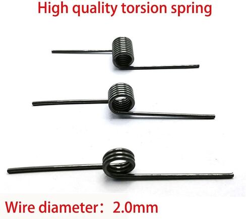 V-Shape Small Torsion Spring, V-Spring, 2.0 Wire Diameter Torsion Small Torsion Spring, Hairpin Spring, 180/120/90/60 Degree Torsion Torsion Spring, 10pcs ( Size : 6 laps 180 Degrees , Style : 12MM_2. in Saudi Arabia