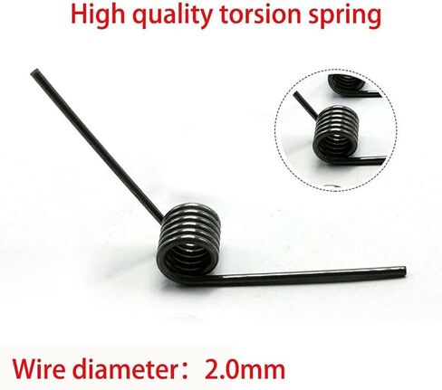 V-Shape Small Torsion Spring, V-Spring, 2.0 Wire Diameter Torsion Small Torsion Spring, Hairpin Spring, 180/120/90/60 Degree Torsion Torsion Spring, 10pcs ( Size : 6 laps 180 Degrees , Style : 12MM_2. in Saudi Arabia
