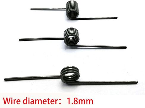 ربيع الالتواء الصغيرة على شكل V ، 10pcs v-spring ، 1.8 تواء قطره سلك صغير ربيع الالتواء ، ربيع دبوس الشعر ، 180/120/90/60 درجة الالتواء الالتواء ، (الحجم: 6 لفات 180 درجة ، النمط: 10mm_1. in Saudi Arabia