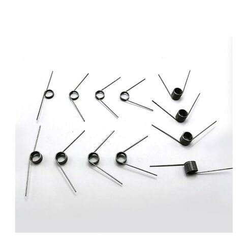 V-Shape Small Torsion Spring, 10PCS Wire Diameter 2.5mm 65Mn Steel Small Helical V-Shaped Torsion Spring Size : 7.5mm(3 laps ) , Style : 12MM_2.5MM(60 D) in Saudi Arabia