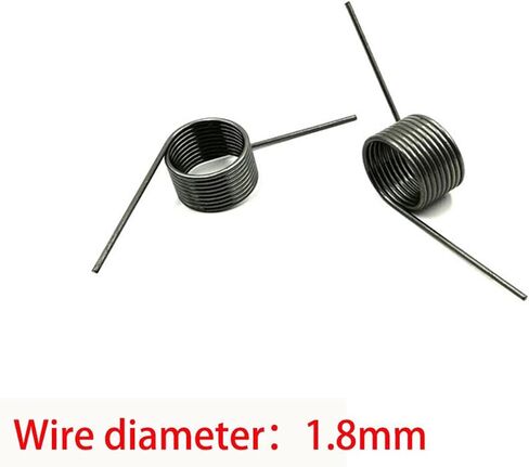 V-Shape Small Torsion Spring, 10pcs V-Spring, 1.8 Wire Diameter Torsion Small Torsion Spring, Hairpin Spring, 180/120/90/60 Degree Torsion Torsion Spring, ( Size : 3 laps 180 Degrees , Style : 14MM_1. in Saudi Arabia