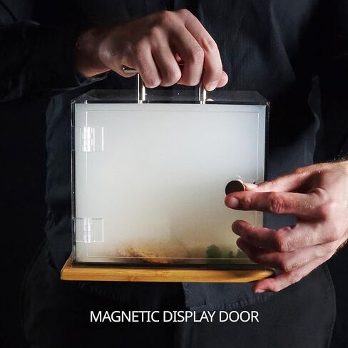 The Smoking Cube - Cocktail Smoker and Smoking Box Kit, Magnetically Removable Display Board, with Wood Chips in Saudi Arabia