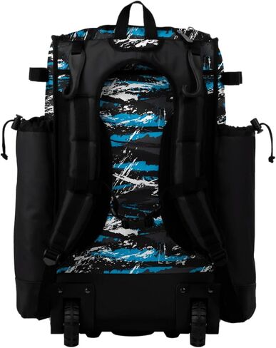 Boombah Superpack Hybrid Rolling Bat Bag - نسخة ذات عجلات وظهرها - حلاقة متعددة الألوان in Saudi Arabia