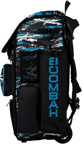Boombah Superpack Hybrid Rolling Bat Bag - نسخة ذات عجلات وظهرها - حلاقة متعددة الألوان in Saudi Arabia