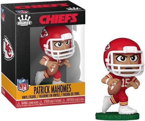 Funko Minis NFL Patrick Mahomes ، Kansas City Chiefs ، Vinyl Figure in Kuwait