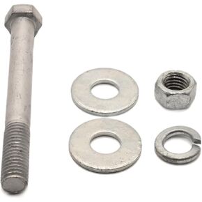 3/4"-10 x 12 Hot Dipped Galvanized Hex Bolt Kit (20 Sets) w/ 40 Flat washers, 20 Nuts, 20 Split Lock washers. Grade A307, Partial Thread - by Fastener Depot, LLC in Saudi Arabia
