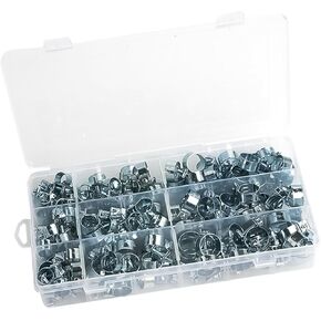 135pcs مشبك المشبك المصغرة مجموعة خرطوم الصفاء الطلاء للزنك للاستخدام متعدد الاستخدامات in Kuwait