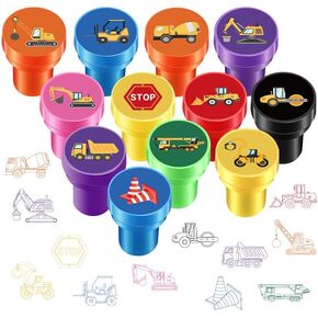 24 Pcs Camp Stampers, Camping Adventure Holiday Stamps Birthday Party Supplies Favors for Kids Boys Girls School Classroom Rewards Carnival Prizes, Goodie Bag Gifts Baby Shower (6 Colors) in Kuwait