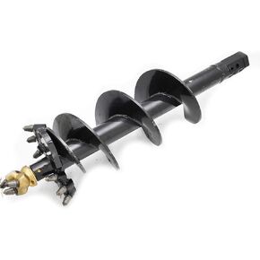 12" Industrial Duty Rock Auger, Hex Drive, Interchangeable Standard Carbide Bullet Teeth in Saudi Arabia