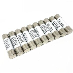 FUSE 10x38mm Ceramic 10 * 38mm 500V 500MA 0.5A 1A 2A 3A 4A 6A 8A 10A 16A 20A 25A 32A 40A RO15 CERAMIC FUSE 10PCS (4A) in Kuwait