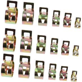 LIFKOME Hose Spring Clamp Set 7mm 17mm 60 Pcs Assorted Size Spring Clips Clamp for Water Pipe Air Hose Line in Saudi Arabia