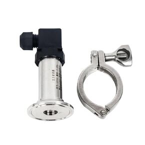 صناعة أجهزة استشعار الضغط في صناعة الحجاب الحاجز مرسل الضغط المسطح Flat Film Fit Fit Fit Fort-Locking Clamp 50.5mm محولات الضغط (5V 0.5-4.5 فولت ، 0-20MPa) in Kuwait