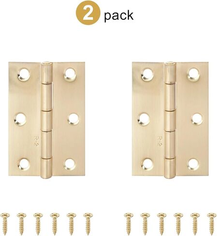 Stainless Steel Hinge 270 Degree Folding 2Pcs(Silver 63.2mm 2pcs) in Saudi Arabia