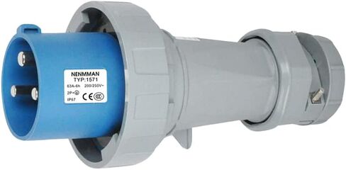 IEC60309 موصل صناعي مقاوم للماء 3PIN 63A 220V-250V 2P+E IP67 in Saudi Arabia