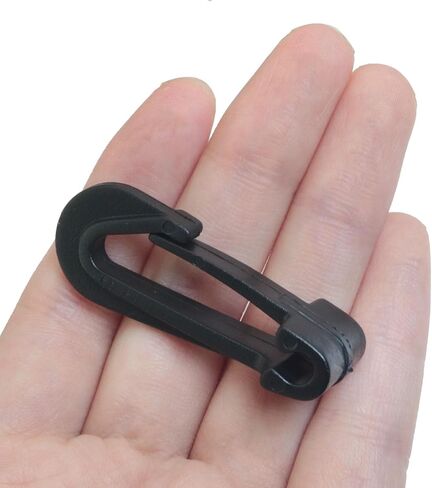 Car Trunk Mesh Pocket Hooks Multi وظيفية مفتوحة البلاستيك علامة 5 ملم رأس واحد المفاجئة قفازات التخييم مرنة مضادة in Saudi Arabia