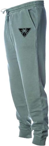 Koloa Surf Mens Triangated Palm Logo Paned Dalece Pants في XS-2XL in Saudi Arabia