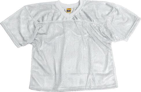Martin Sports ProMark Football/Lacrosse Waist Length, Port-Hole Mesh Practice Jersey, Youth (White, Small/Medium) in Saudi Arabia