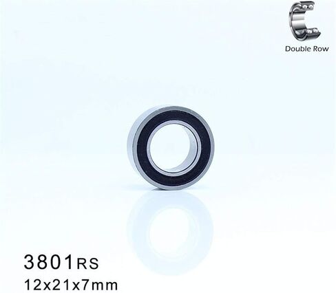 3801-2RS 3801 RS Bearing 3801 2RS ROW مزدوج محامل كرة التلامس الزاوية 12 * 21 * 7 مم in Saudi Arabia