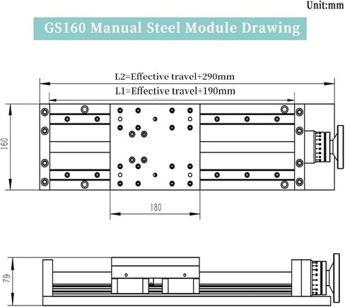 دليل خطي عريض 160 مم ثقيل 45#لوحة الصلب وحدة الجدول وحدة الكرات SFU2005/SFU2010 السكتة الدماغية 100 ~ 1000mm محور XY in Kuwait