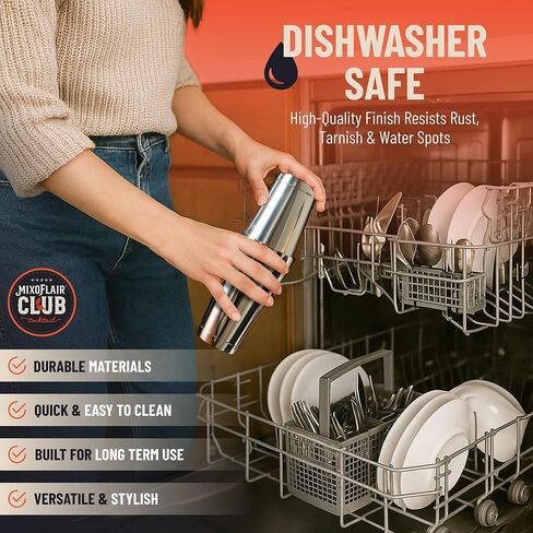 مجموعة أدوات النادل المزيج مع بوسطن كوكتيل شاكر - 9pc مجموعة أدوات بار الصلب المقاوم للصدأ - خلاط الشراب ، وملحقات الكوكتيل ، والأساسيات في المنزل ، ومجموعة بارواري مارتيني ، أو رجال أو نساء هدية in Kuwait