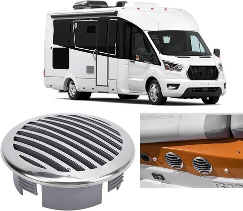 4pcs 4in boats غطاء تنفيس تدفق الهواء ، 316 ABS من الفولاذ المقاوم للصدأ ABS غطاء تنفيس شواية شواية عالية ، مخرج الهواء البحري تعزيز التهوية ليرفيس اليخوت ، القوارب in Saudi Arabia