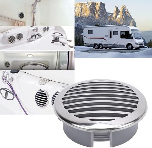 4pcs 4in boats غطاء تنفيس تدفق الهواء ، 316 ABS من الفولاذ المقاوم للصدأ ABS غطاء تنفيس شواية شواية عالية ، مخرج الهواء البحري تعزيز التهوية ليرفيس اليخوت ، القوارب in Saudi Arabia